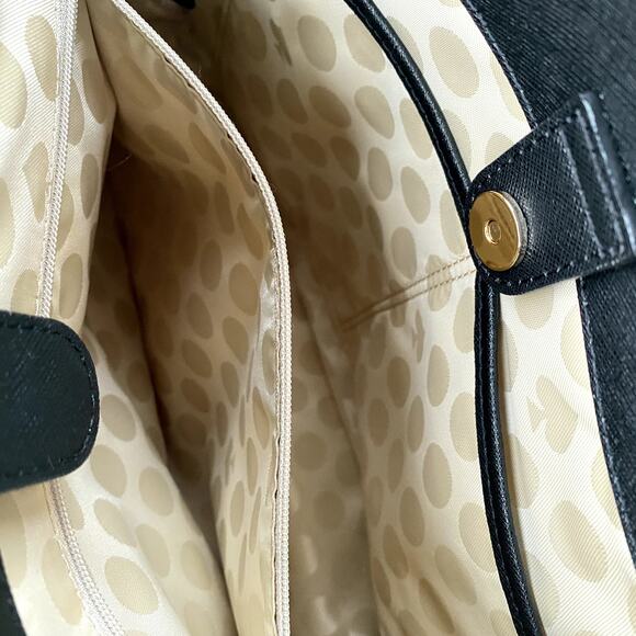 Kate Spade New York Cedar Street Leather Elissa Shoulder Tote Bag Black Small - Picture 10 of 16